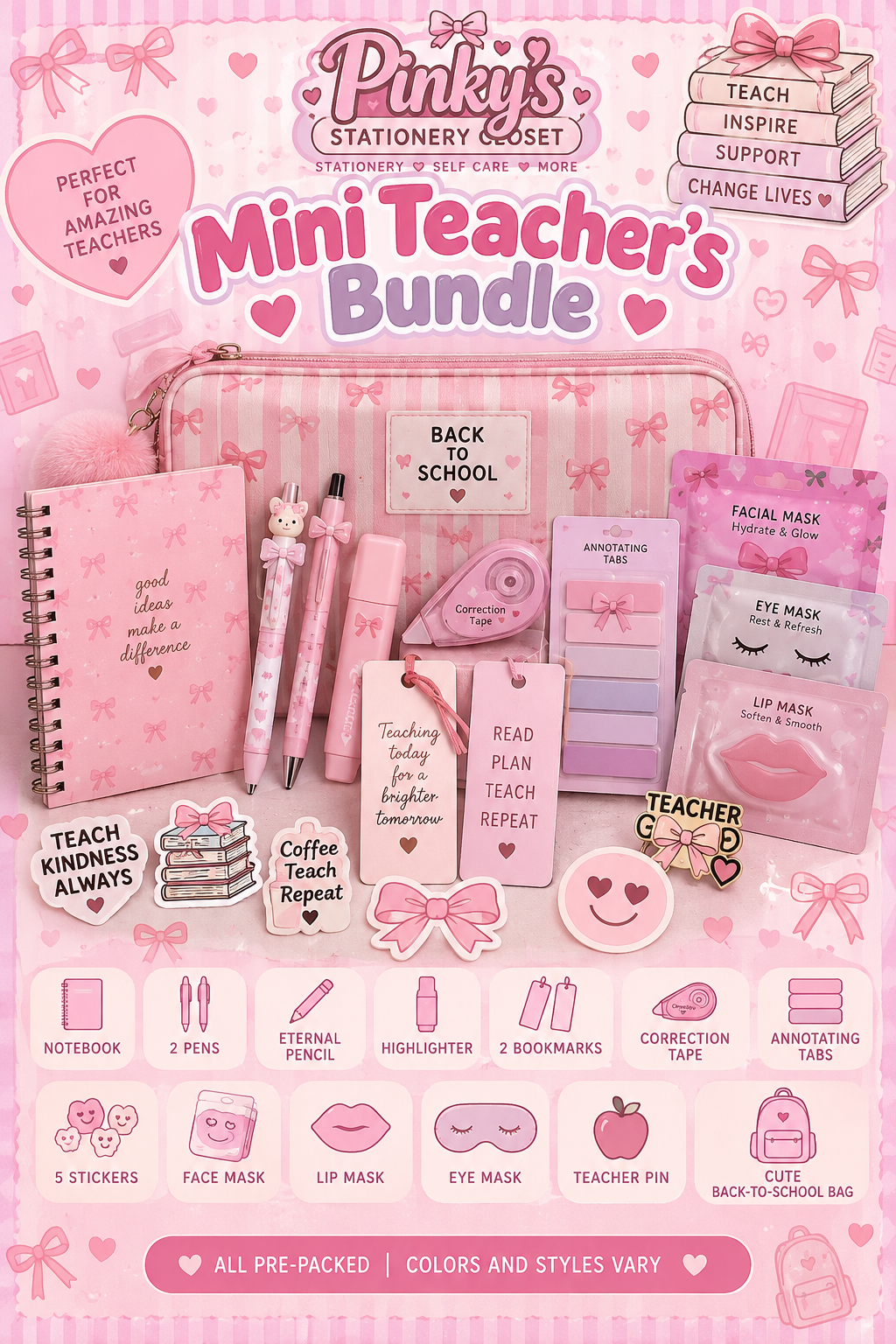 📚 Mini Teacher’s Bundle 📚 (PRE-PACKED)